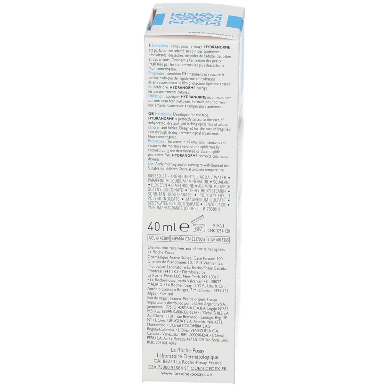 LA ROCHE POSAY HYDRANORME Émulsion