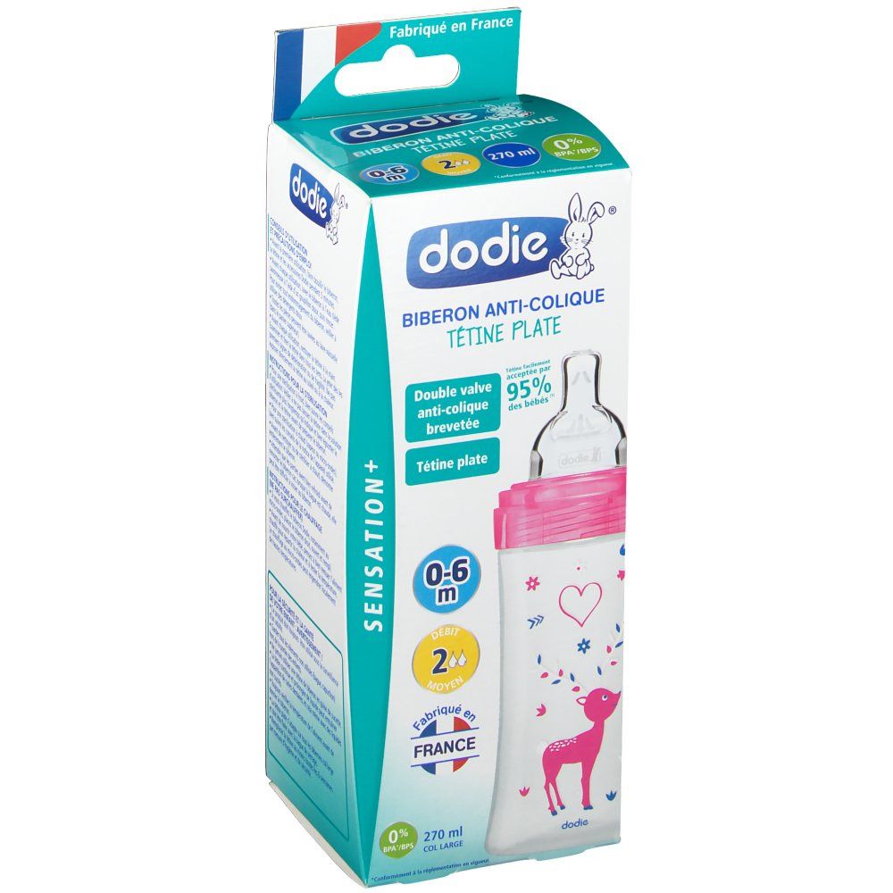 Dodie Zuigfles Sensation+ Fushia Love Meisje