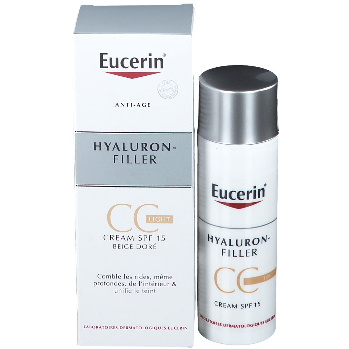 Eucerin® HYALURON-FILLER CC Creme Light UVA 15