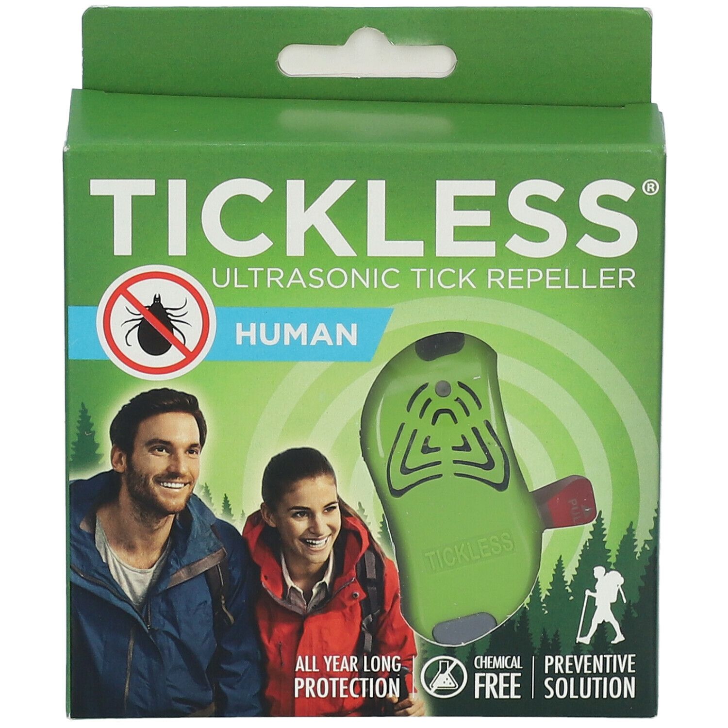 Tickless® Expulseur Ultrasonique Tique/Puce Homme
