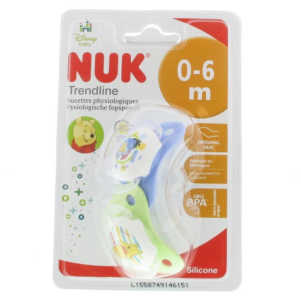 NUK® Silikon Schnuller Winnie Pooh 0-6 Monate