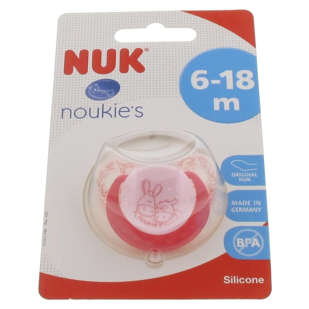 NUK Schnuller Trendline Koralle 6-18 Monate