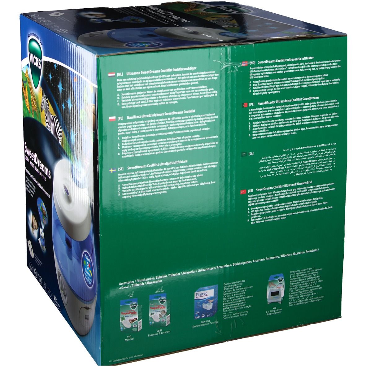 Vicks® SweetDreams Humidificateur à ultrasons Cool Mist 1 pc(s) - Redcare  Apotheke