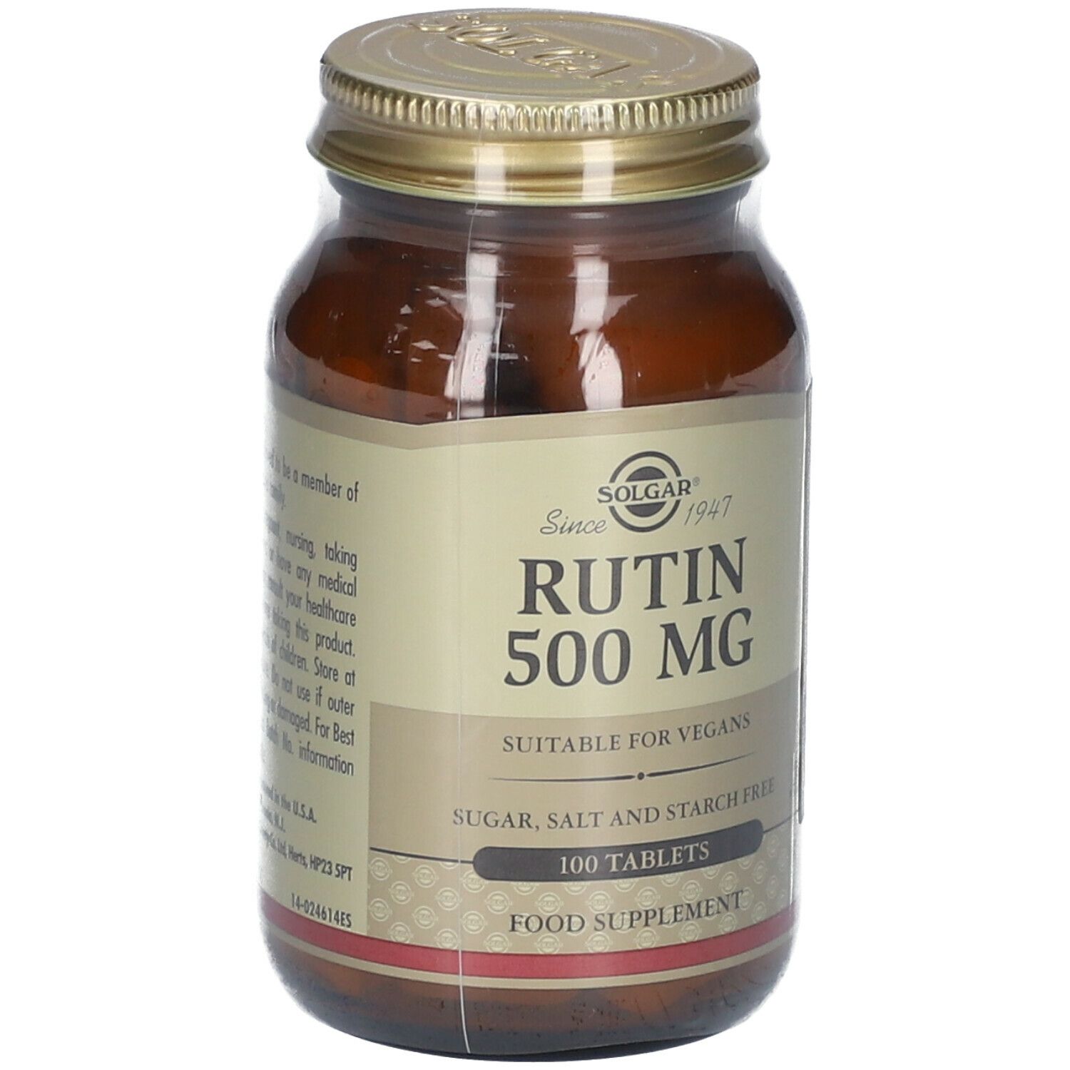 Solgar® Rutin 500 mg 100 St - Redcare Apotheke