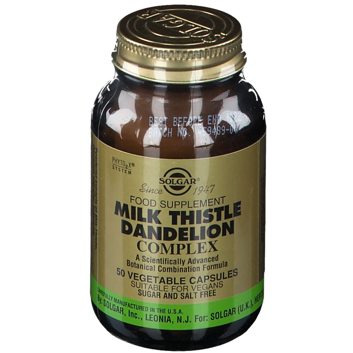 Solgar® Milk Thistle Dandelion Complex