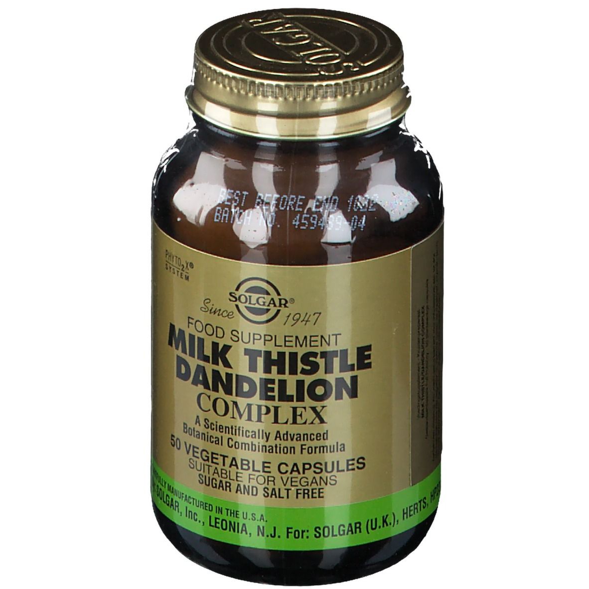 Solgar® Milk Thistle Dandelion Complex