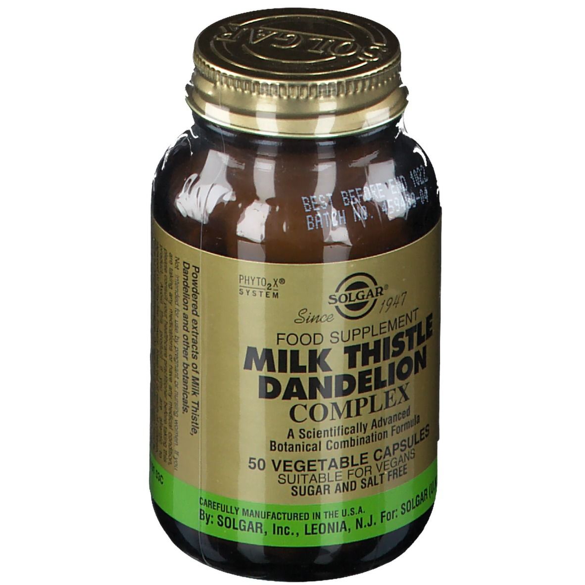 Solgar® Milk Thistle Dandelion Complex