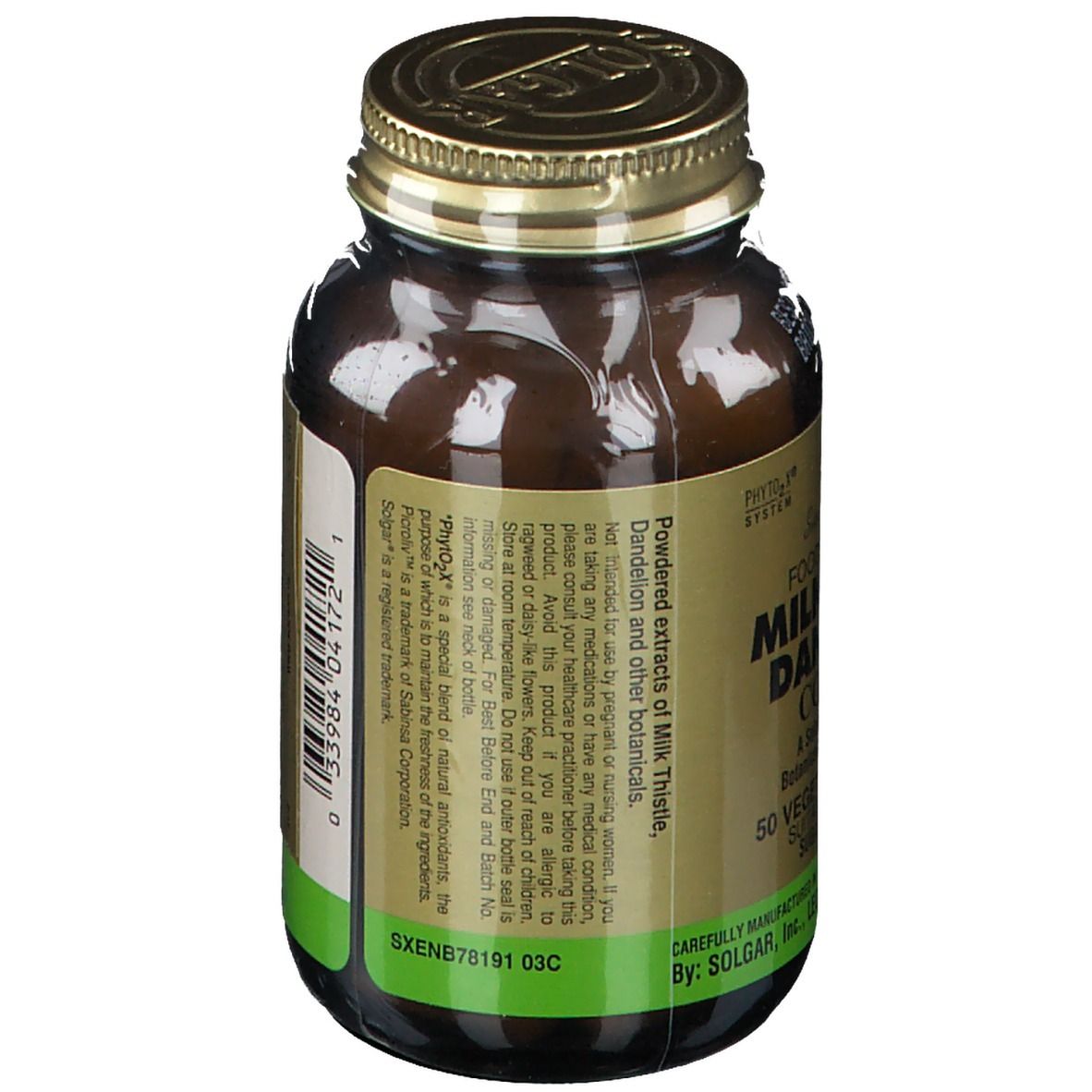 Solgar® Milk Thistle Dandelion Complex