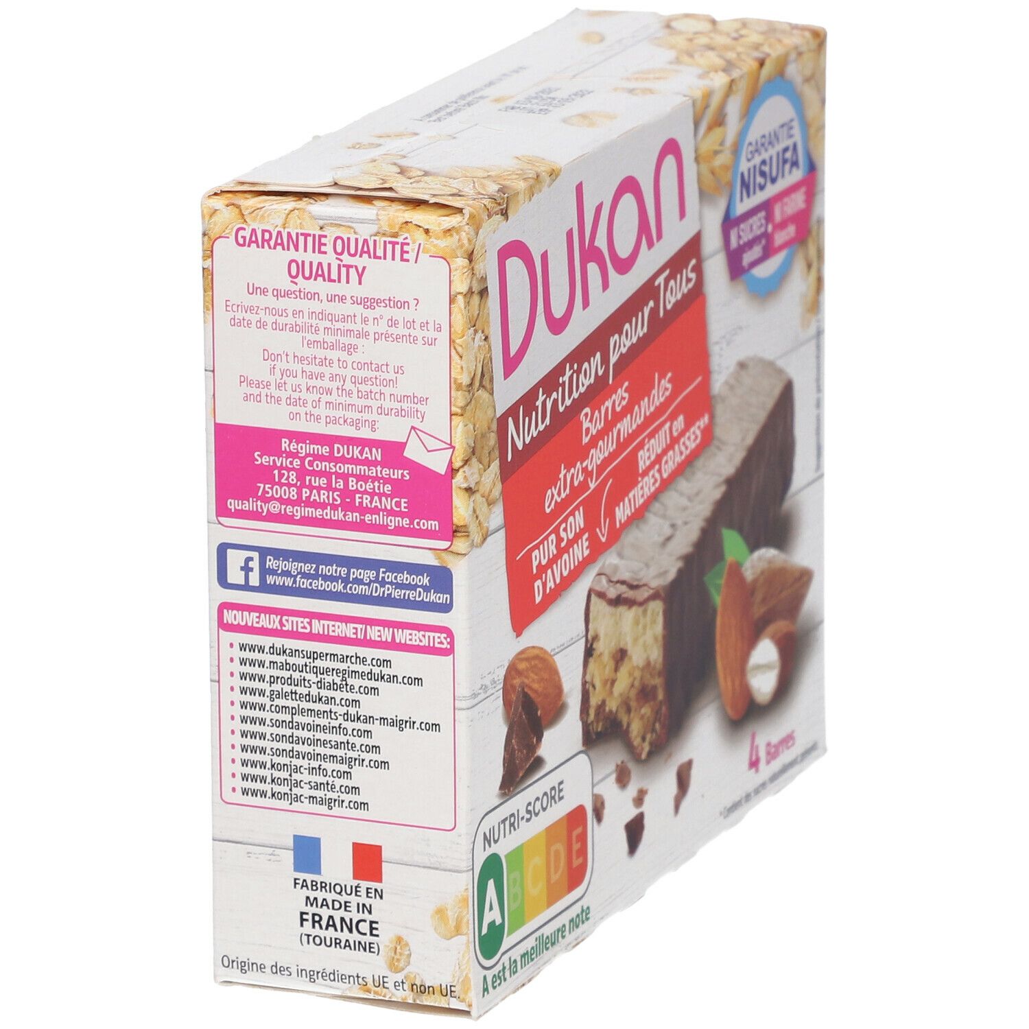 Dukan® Haferkleie Riegel im Schokomantel Extra Gourmand