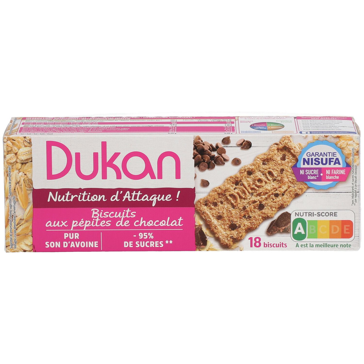 Dukan® Kekse mit Schokoladenstücken