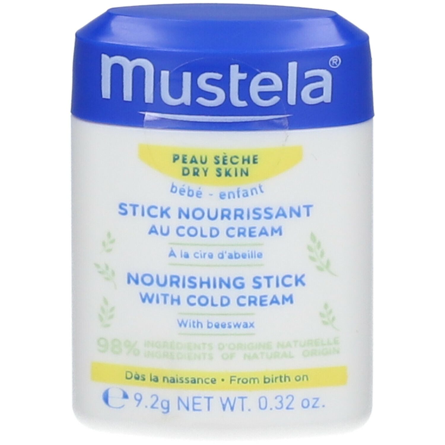 mustela® Bébé Enfant Stick Nourrissant au Cold Cream