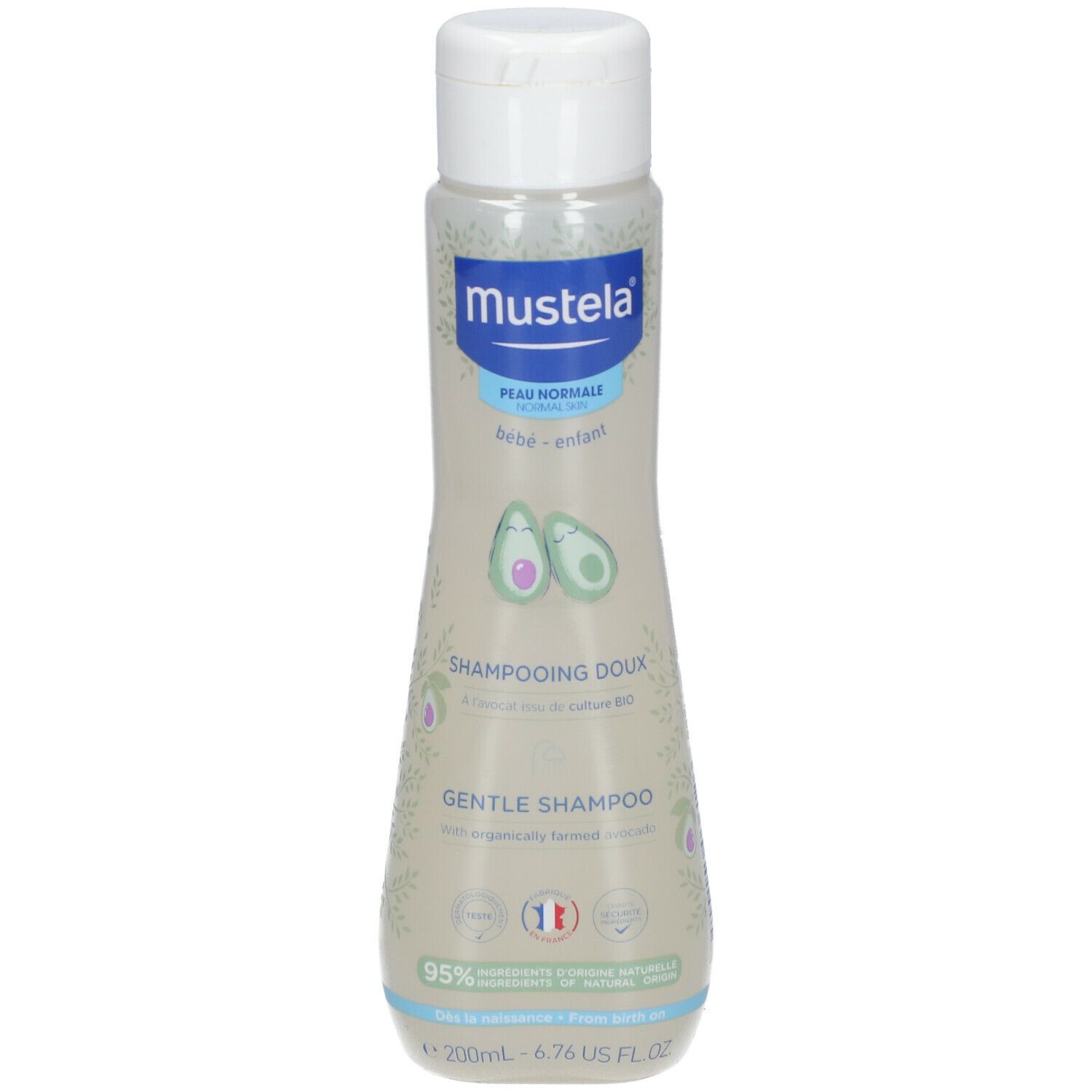 mustela® bébé sanftes Shampoo für normale Haut