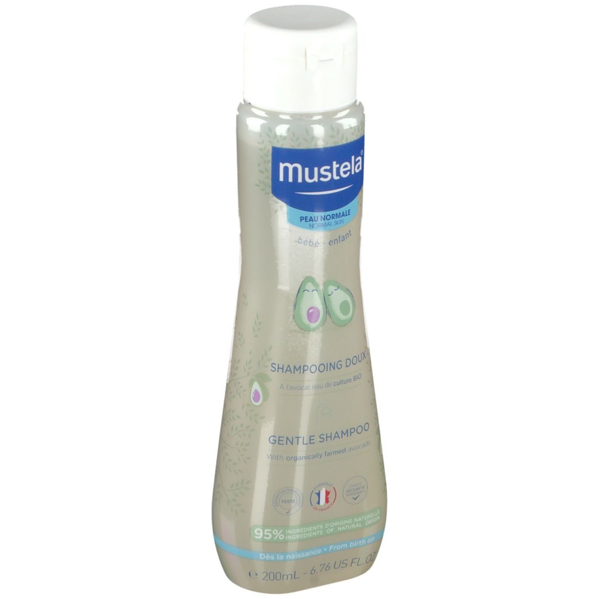mustela® bébé sanftes Shampoo für normale Haut