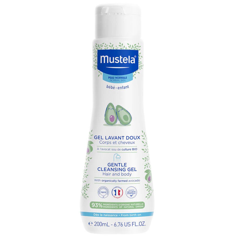 mustela® Bébé Enfant Gel Lavante Doux à l'Avocat BIO Peau Normale