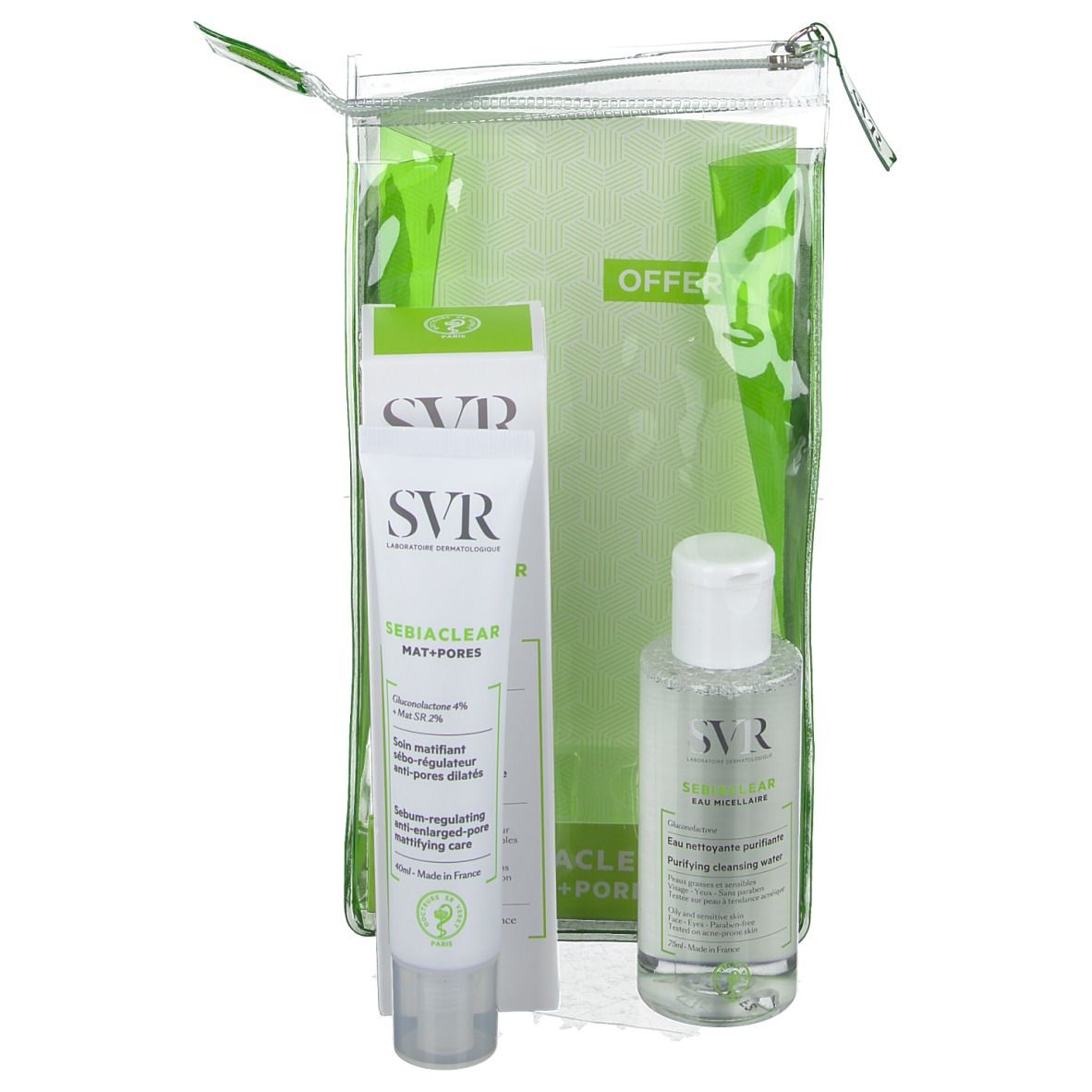 SVR Coffret Sebiaclear Mat+Pores 40ml + Micellar Wasser 75ml