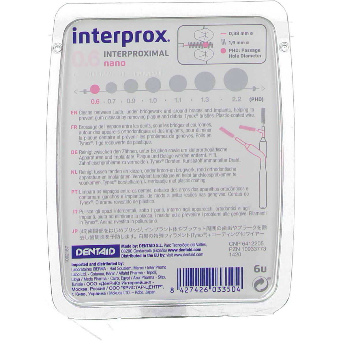 interprox® nano rosa 06 mm