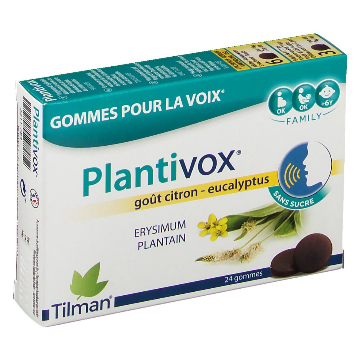 Plantivox® Zitronen-Eykalyptus Geschmack ohne Zucker