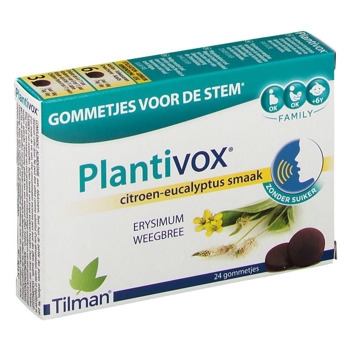 Plantivox® Zitronen-Eykalyptus Geschmack ohne Zucker