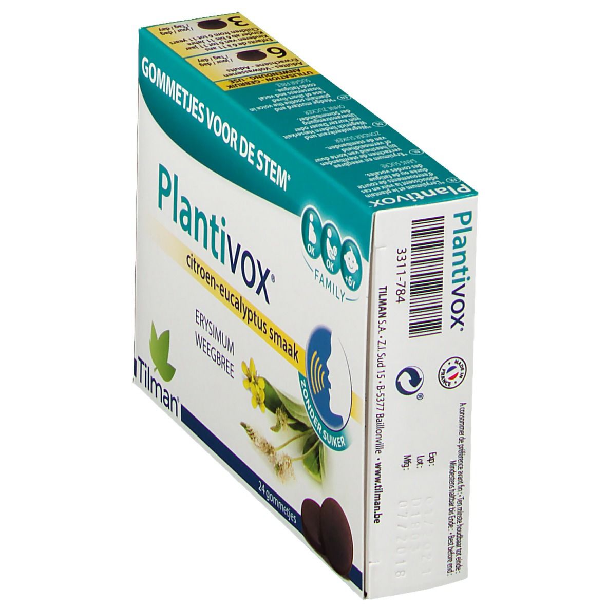 Plantivox® Zitronen-Eykalyptus Geschmack ohne Zucker