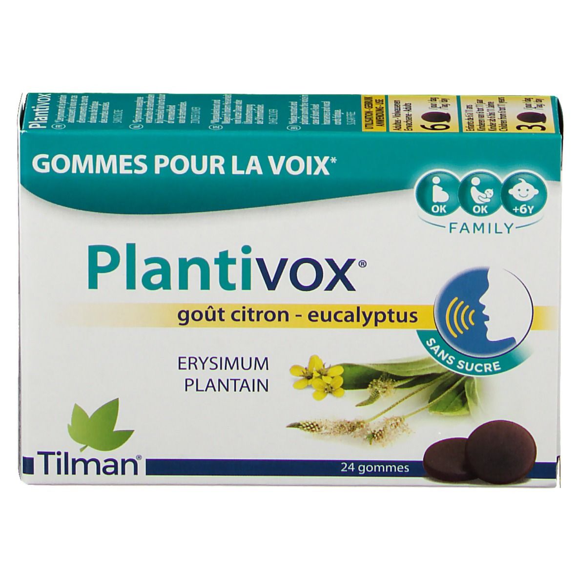 Plantivox® Zitronen-Eykalyptus Geschmack ohne Zucker