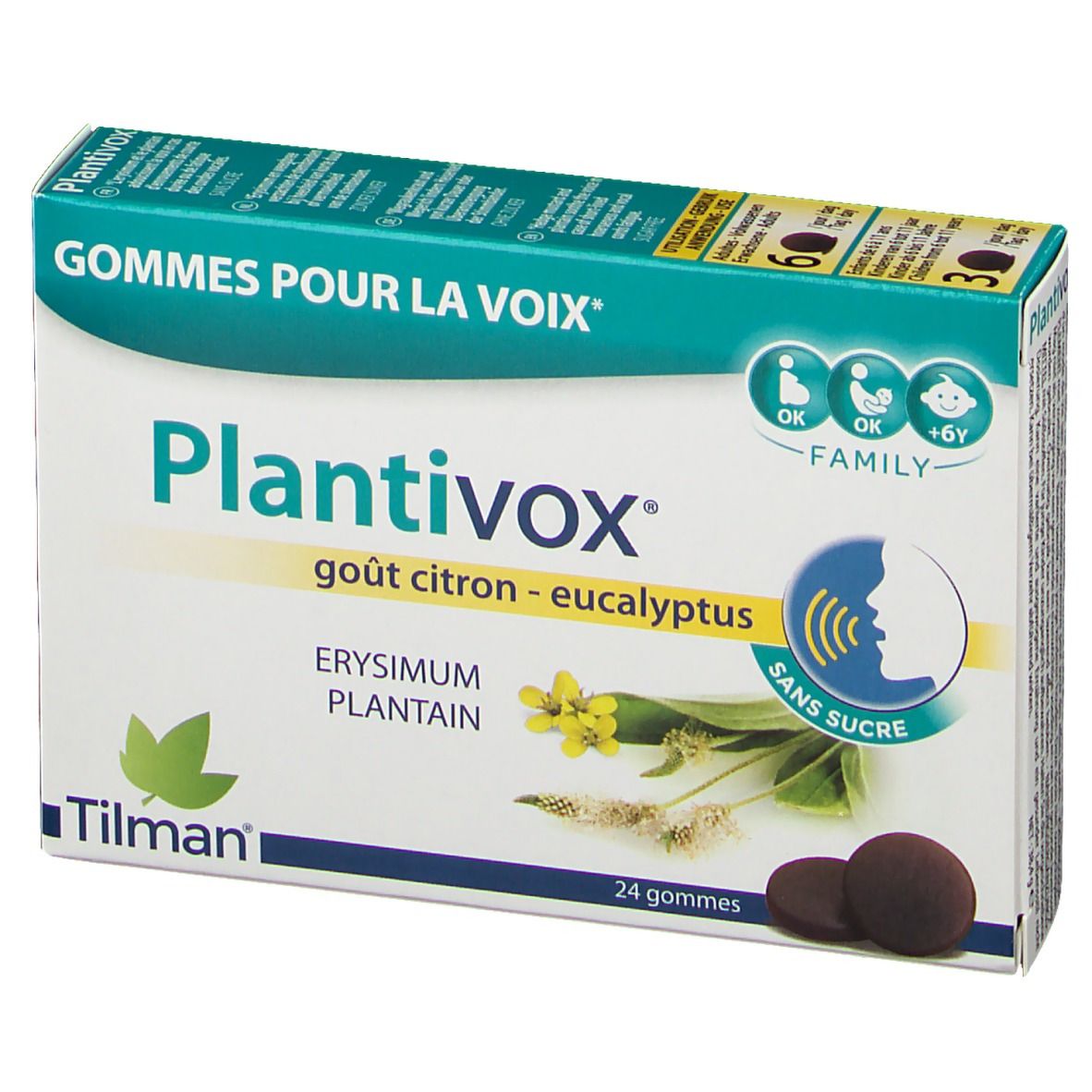 Plantivox® Zitronen-Eykalyptus Geschmack ohne Zucker