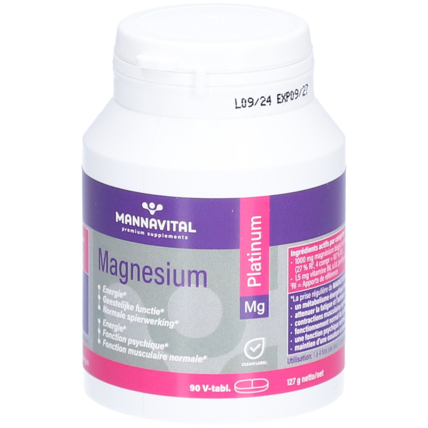 MannaVital Platinium Magnesium