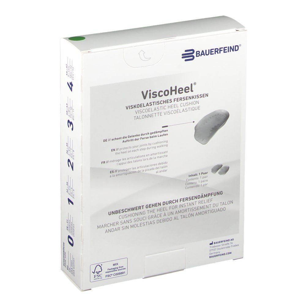 ViscoHeel ® viskoseelastisches Fersenkissen Gr. 0 28-31