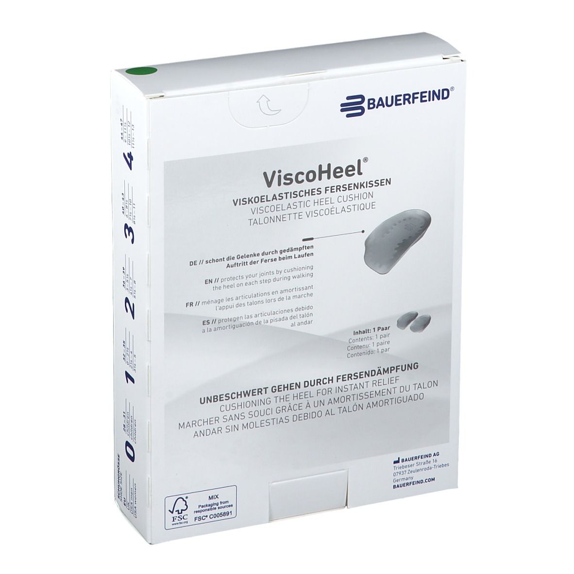 ViscoHeel® Fersenkissen Gr. 3