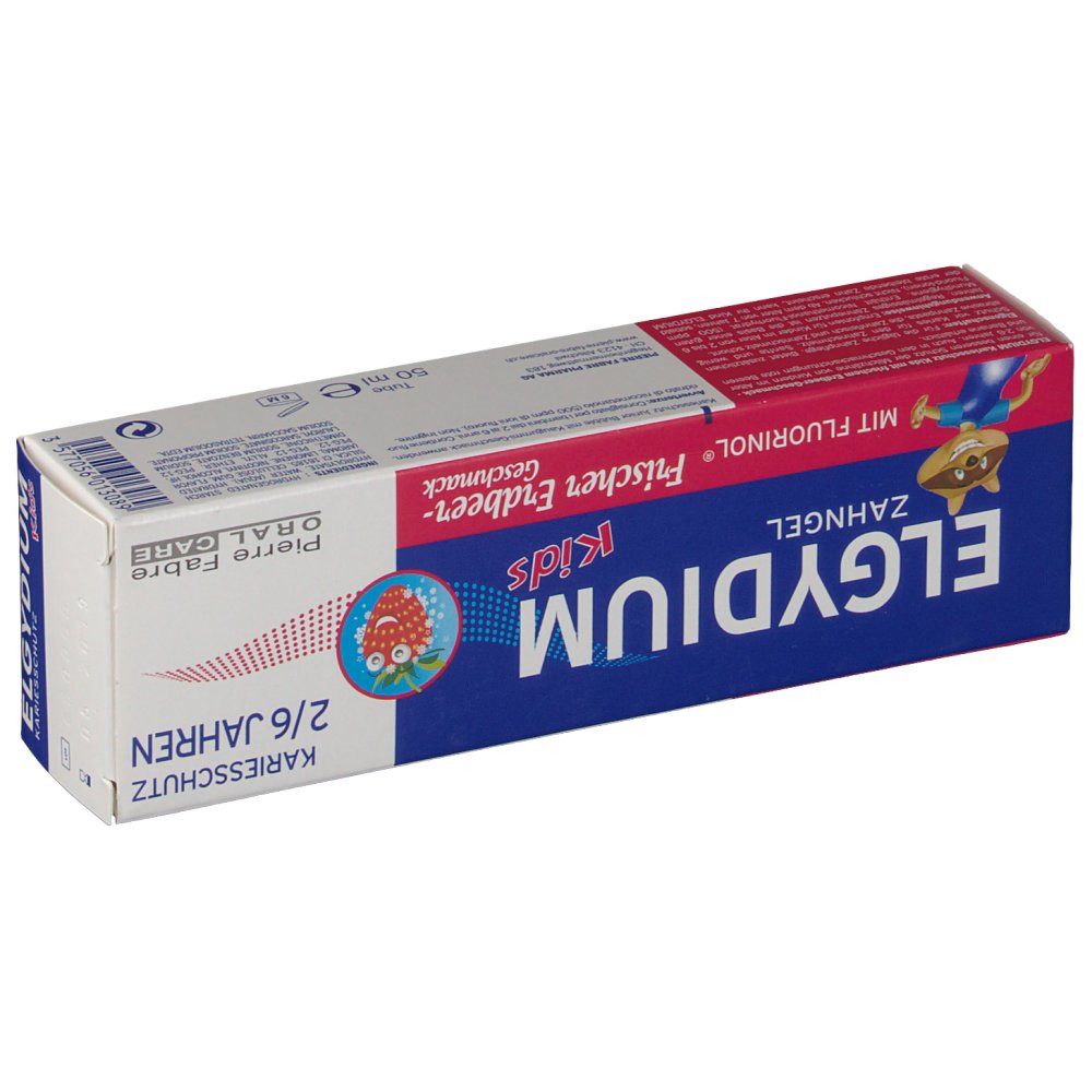 ELGYDIUM Kids Zahnpasta Erdbeere 2-6 Jahre