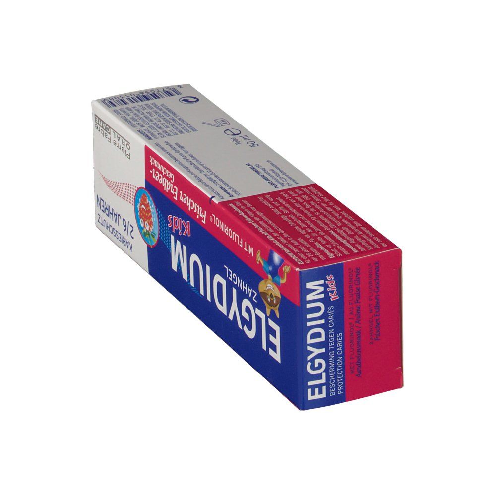 ELGYDIUM Kids Zahnpasta Erdbeere 2-6 Jahre