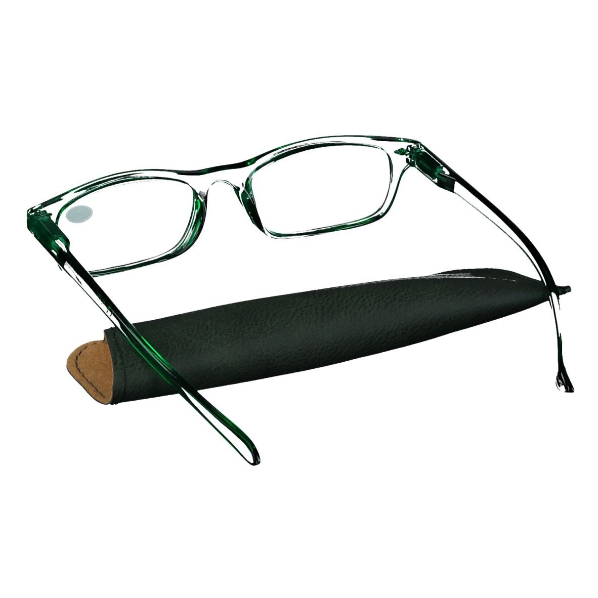 pharmaGLASSES® Lunettes de lecture Vert +2.00