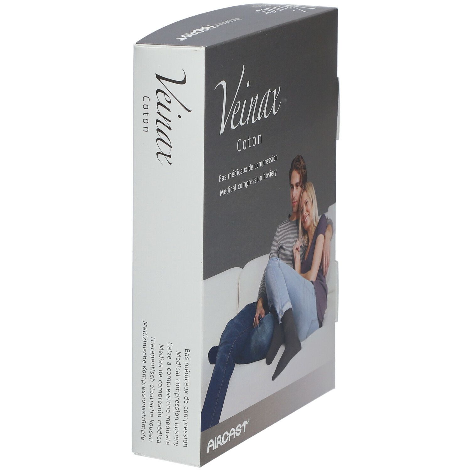 Veinax Bas Coton Homme Noir Class 2 Taille 2