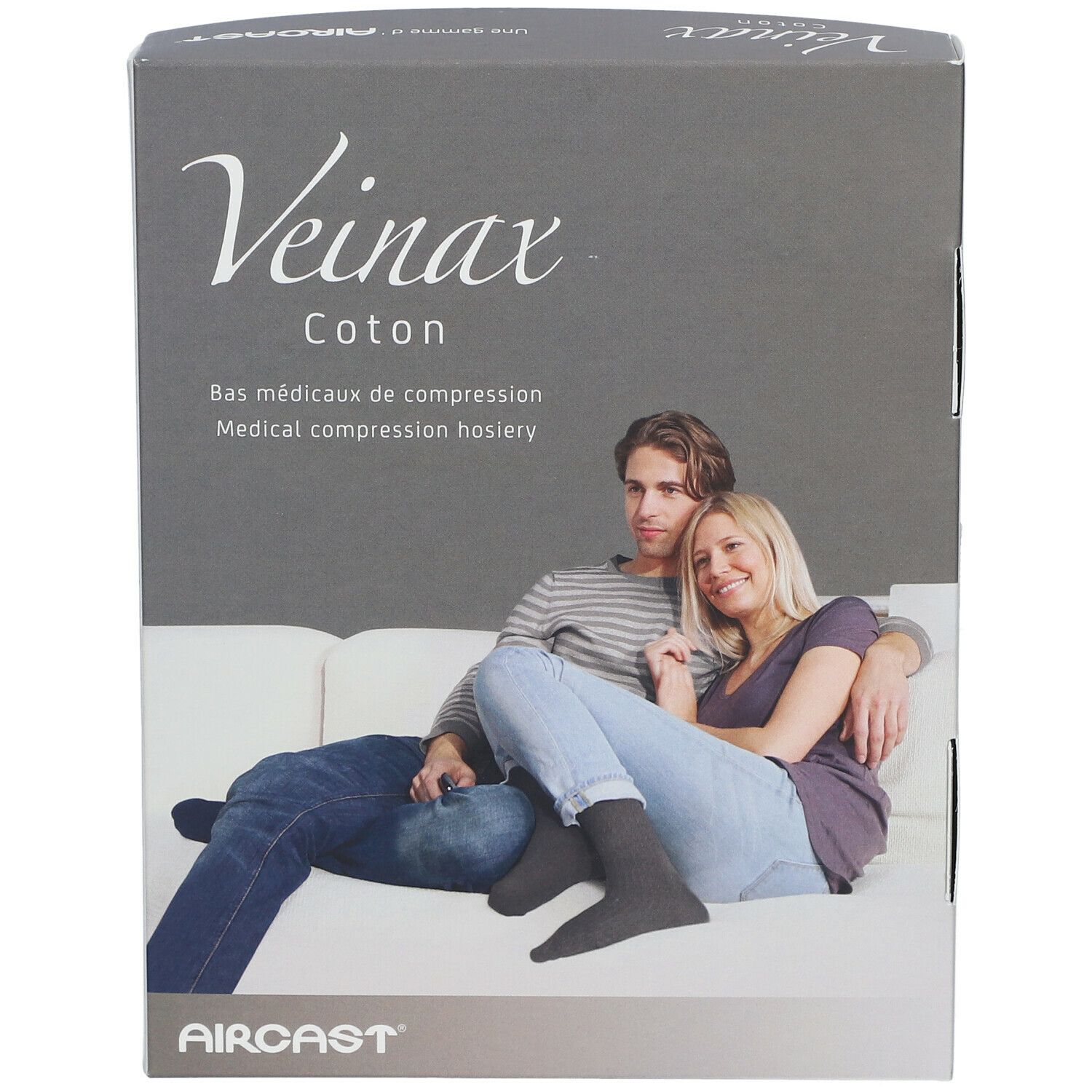 Veinax Bas Coton Homme Noir Class 2 Taille 2