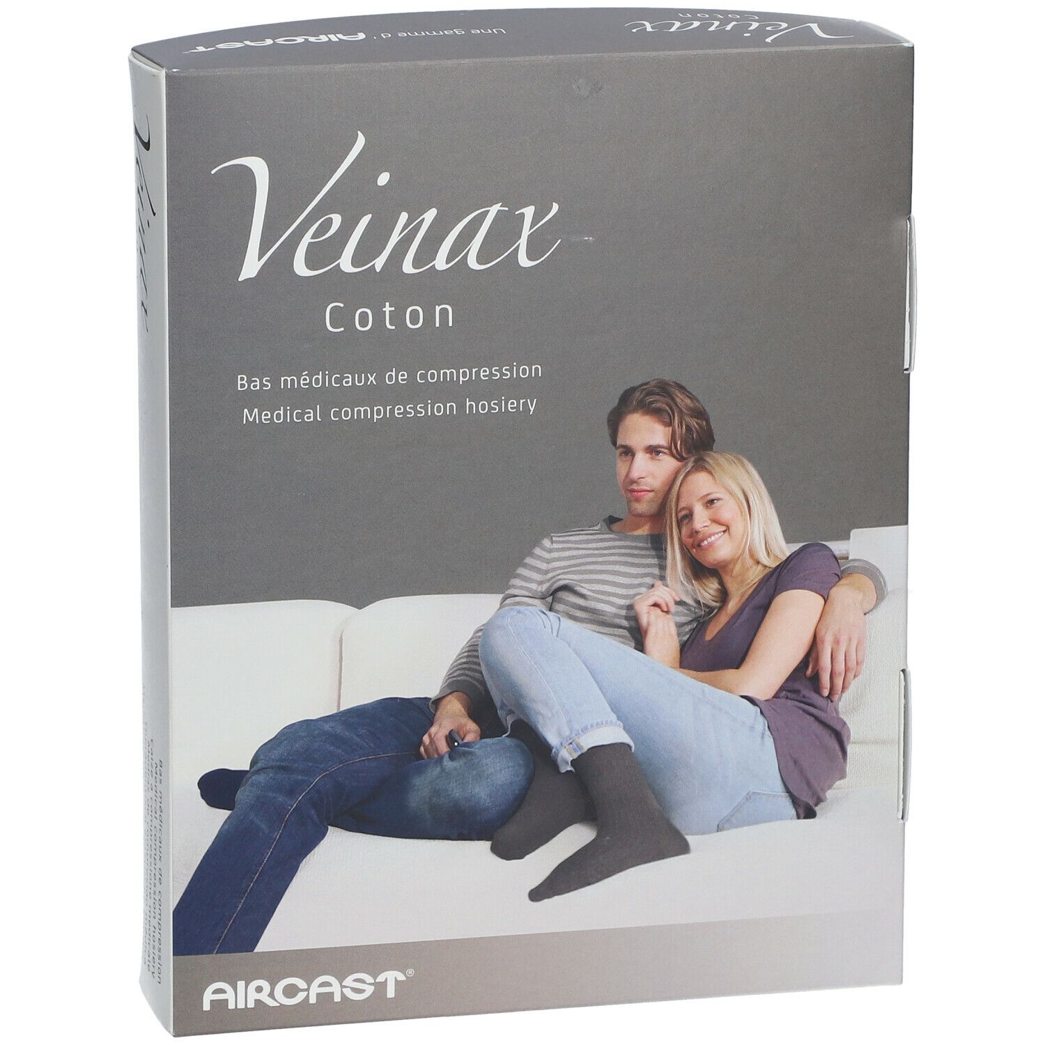 Veinax Bas Coton Homme Noir Class 2 Taille 2