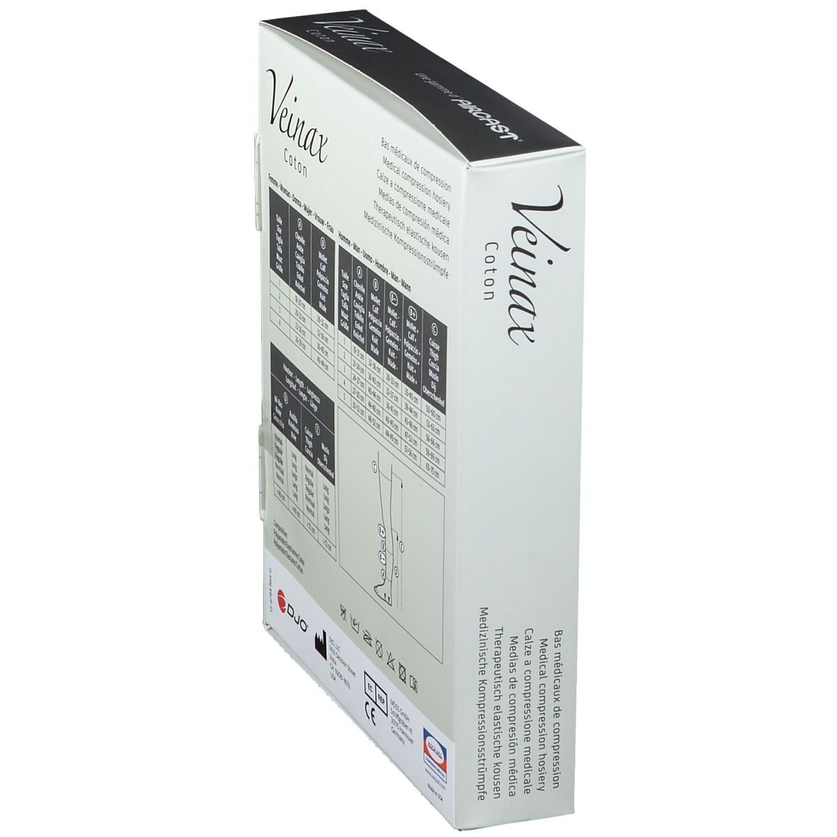 AIRCAST® Veinax Coton medizinische Männer Kompressionsstrümpfe Gr. 2