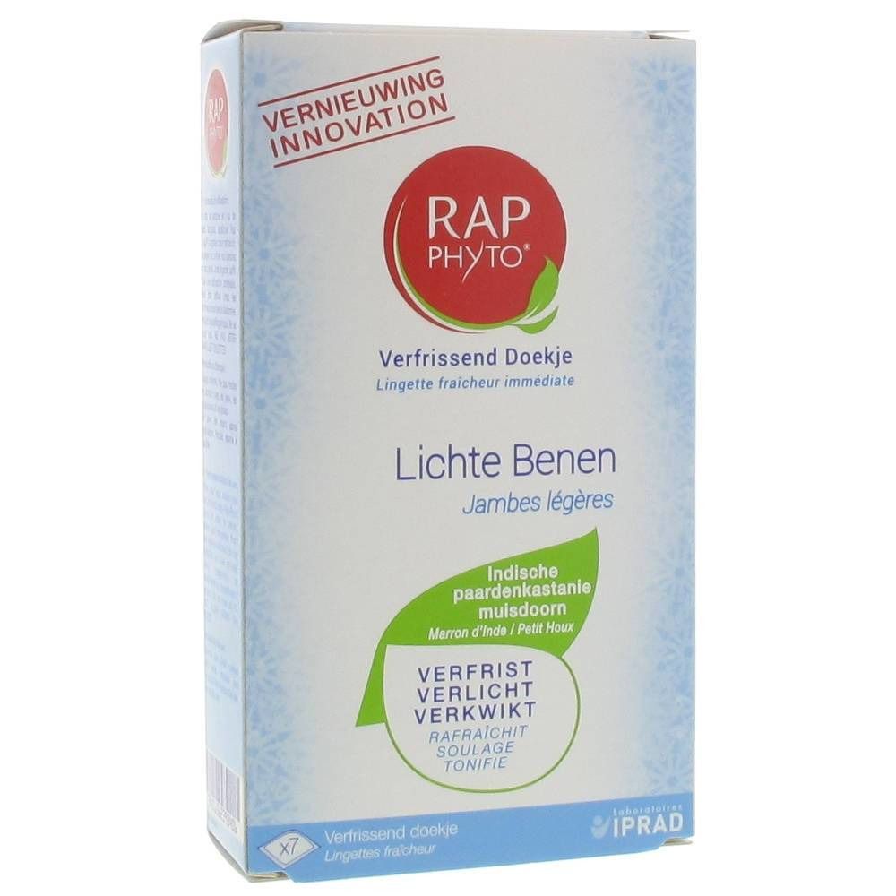 RAP PHYTO® Erfrischungstücher gegen müde Beine
