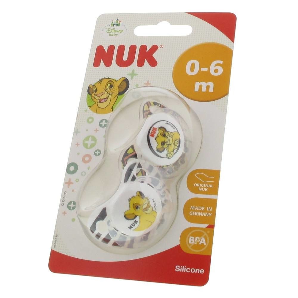 NUK® Silikon Schnuller König der Löwen 0-6 Monate