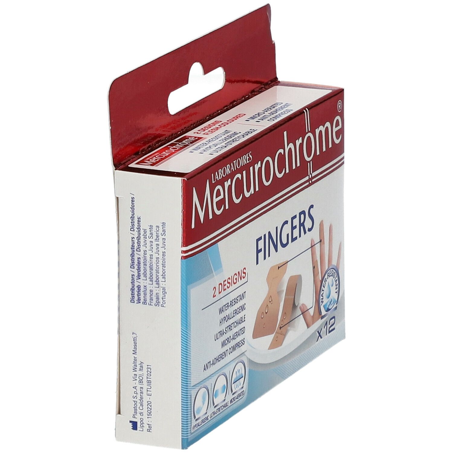 Mercurochrome® FINGERS Pflaster 12 St Redcare Apotheke