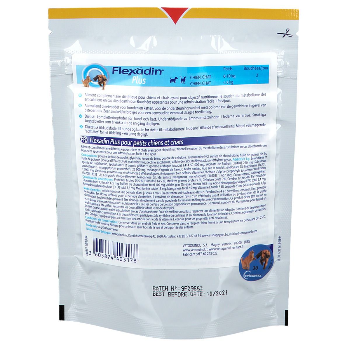 Flexadin® Plus < 10 kg