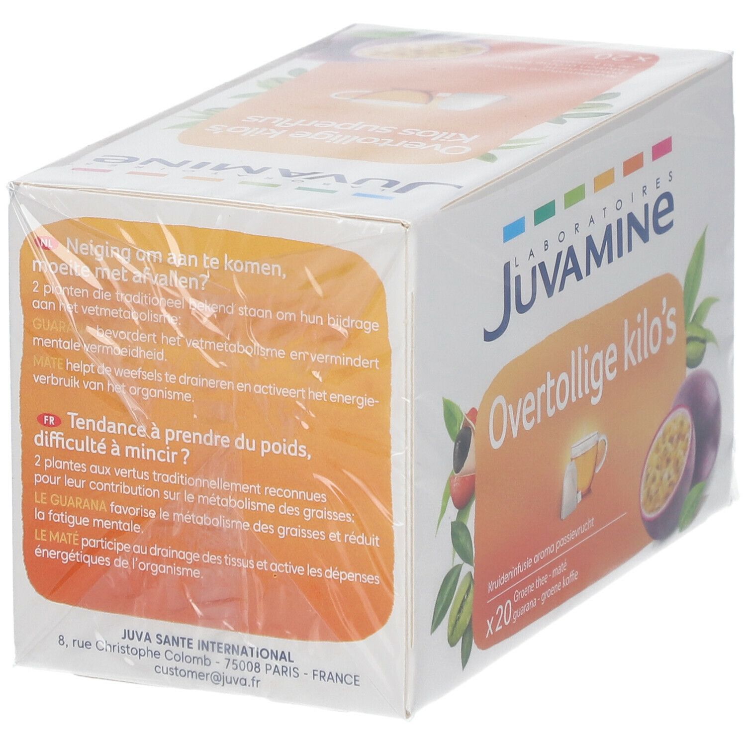 JUVAMINE Kilos Superflus Infusion Arôme Fruit de la Passion