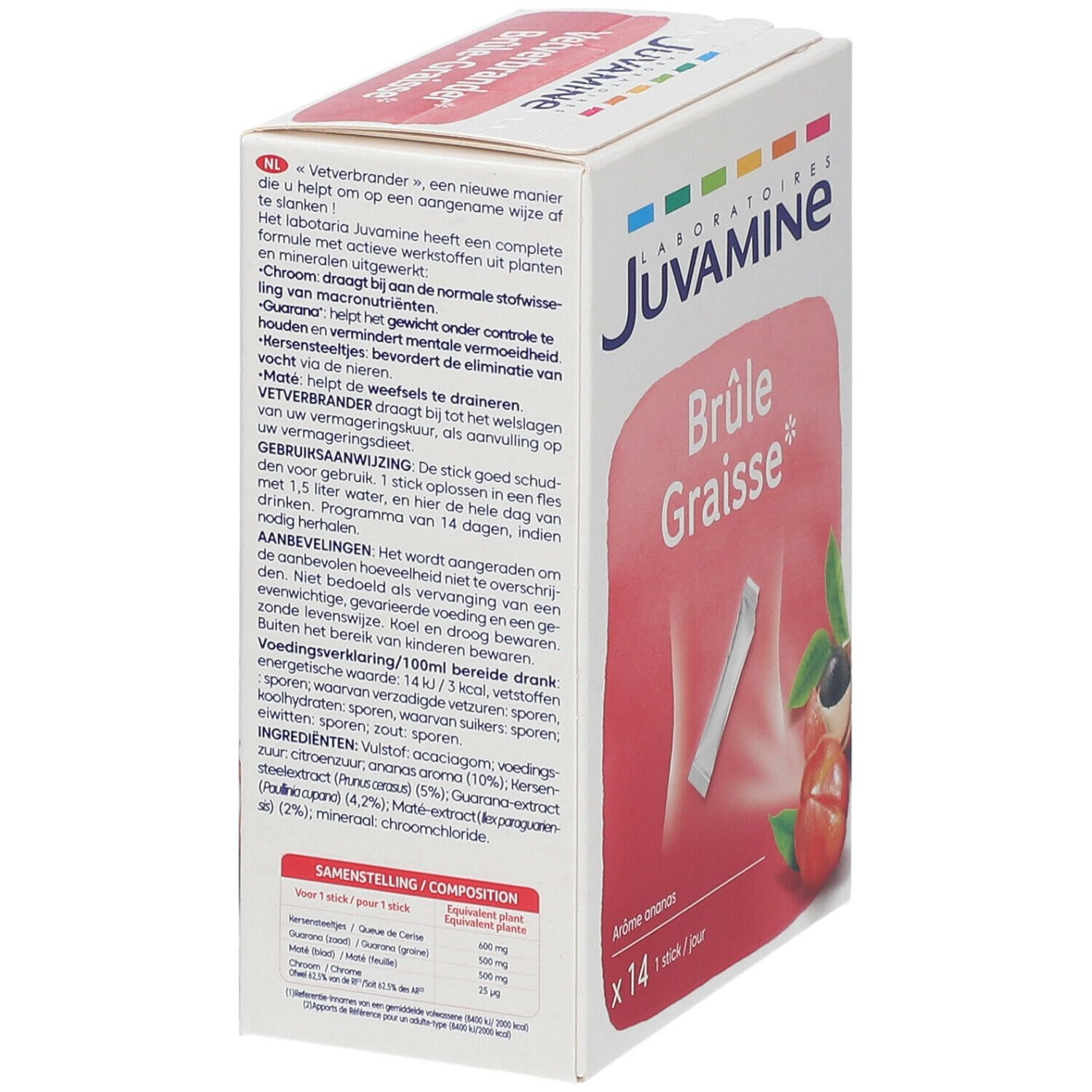 Juvamine Fettverbrenner Sticks