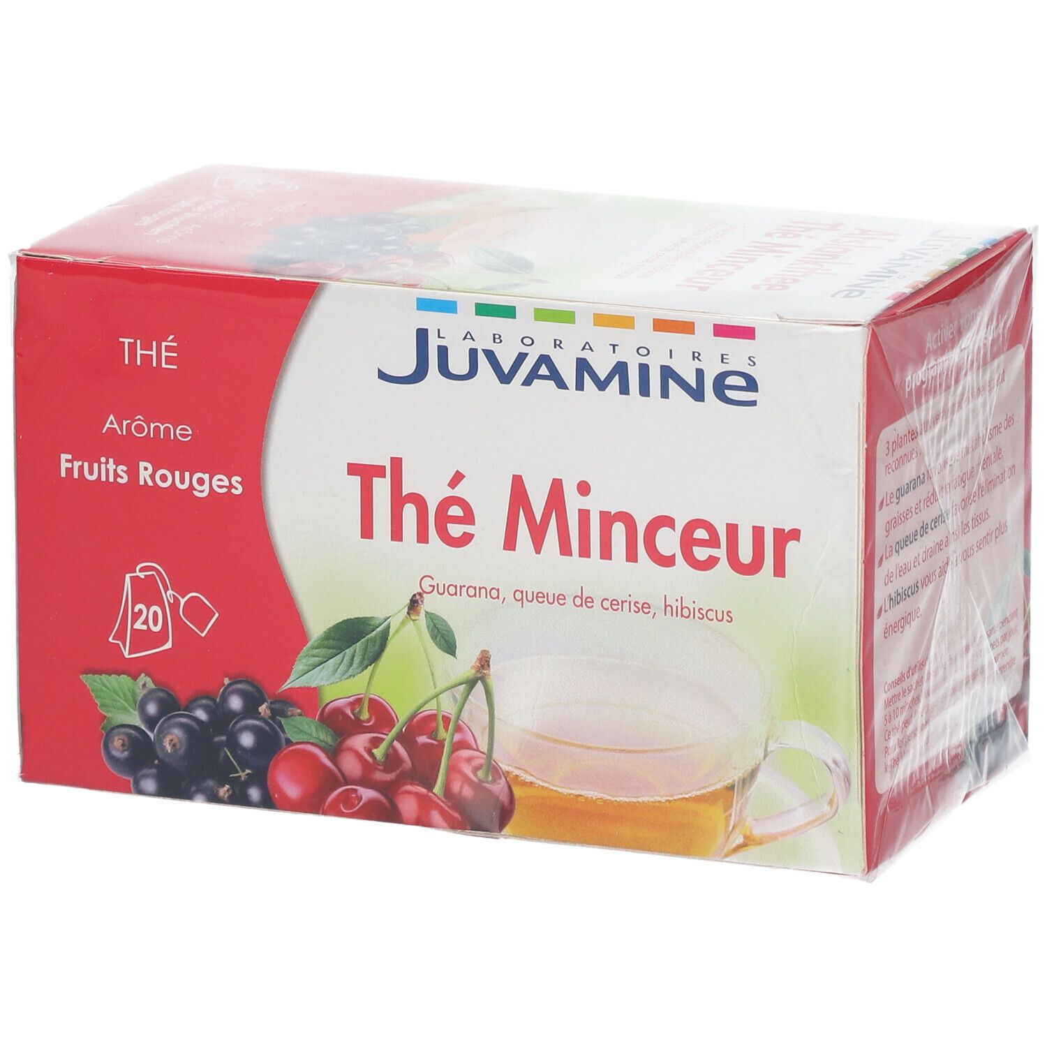 JUVAMINE Thé Minceur Fruits rouges Bio