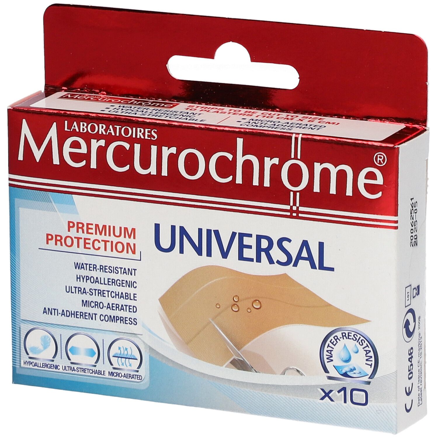 Mercurochrome® UNIVERSAL Pansements 6 cm x 10 cm