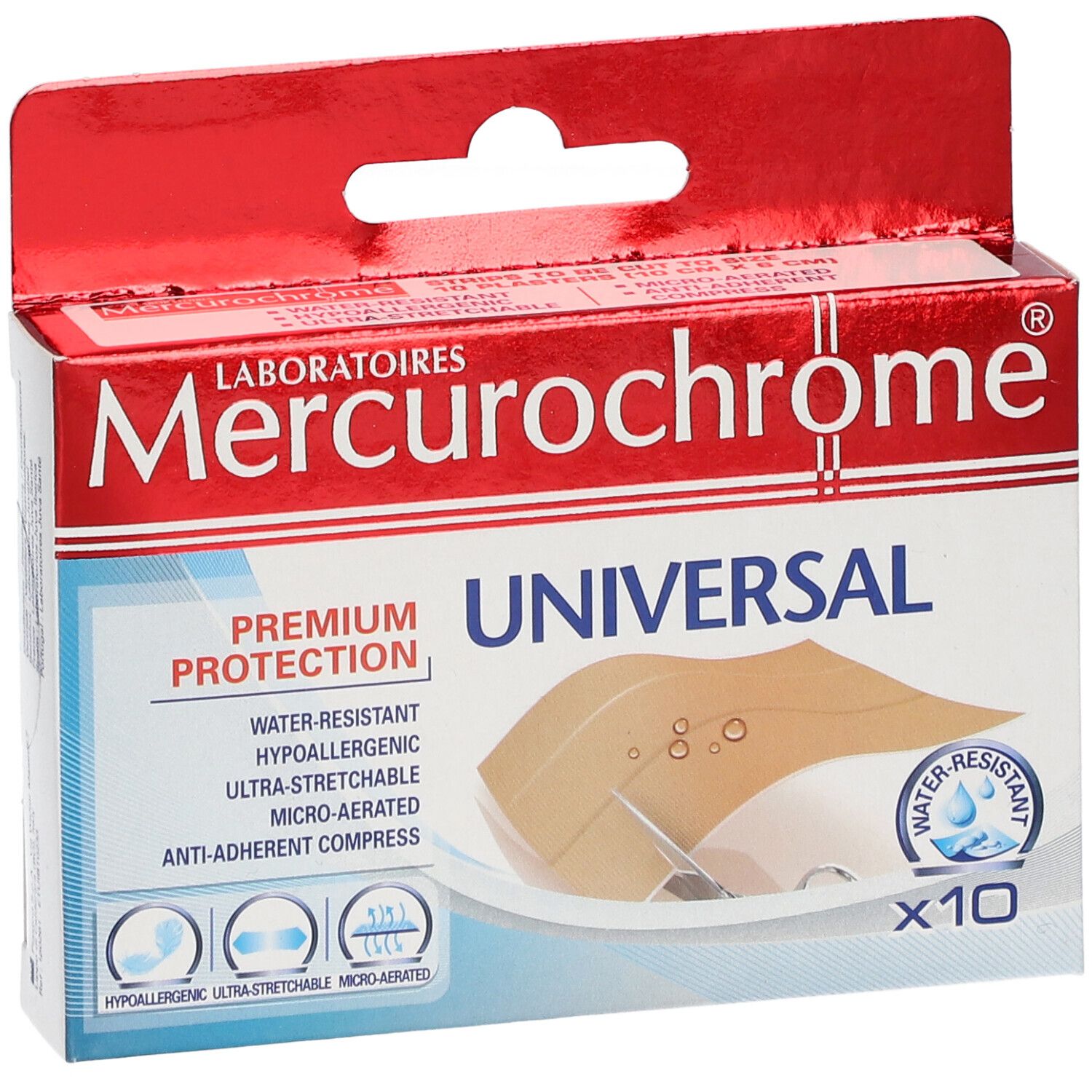 Mercurochrome® UNIVERSAL Pansements 6 cm x 10 cm