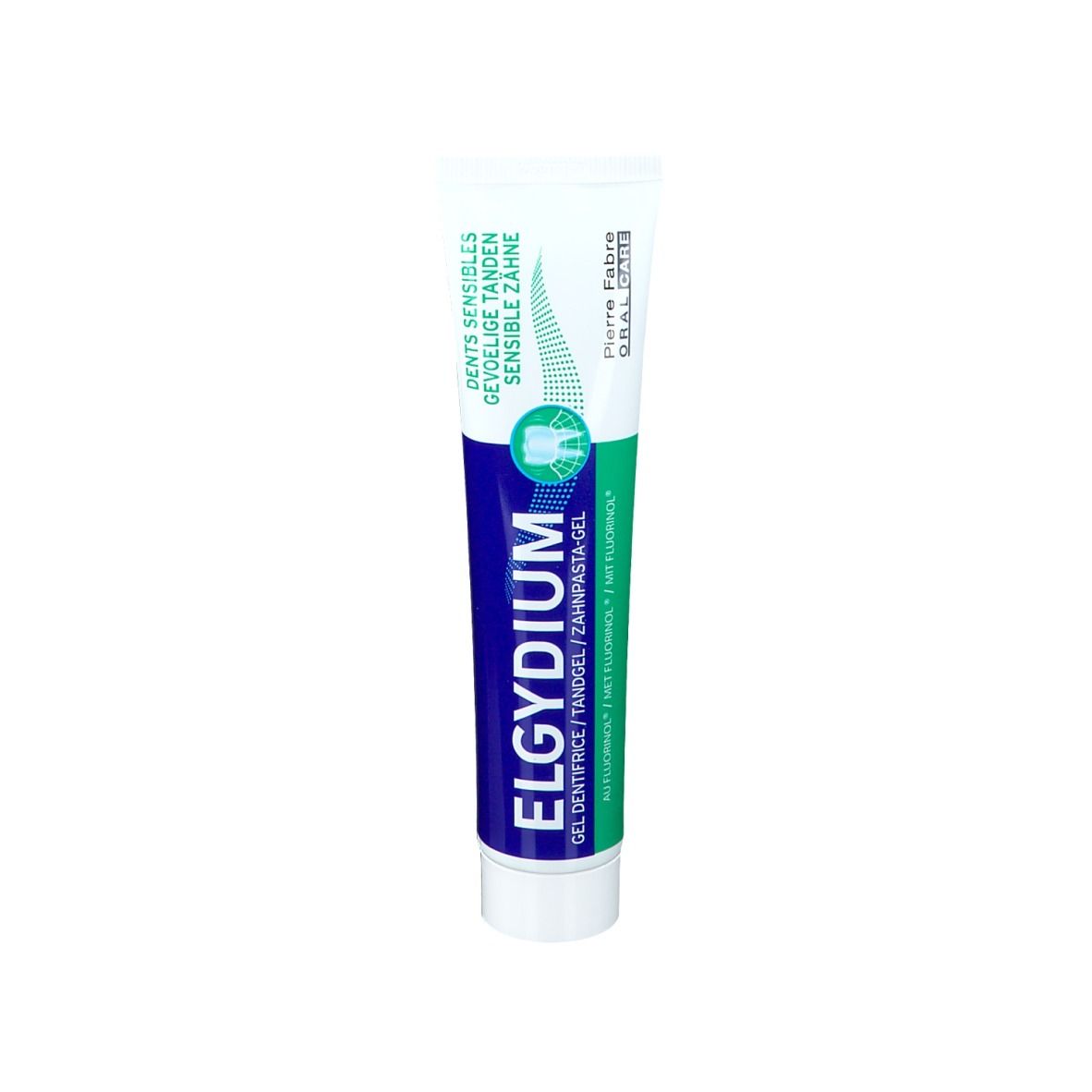 ELEGYDIUM Zahnpasta-Gel mit Fluoride für sensible Zähne
