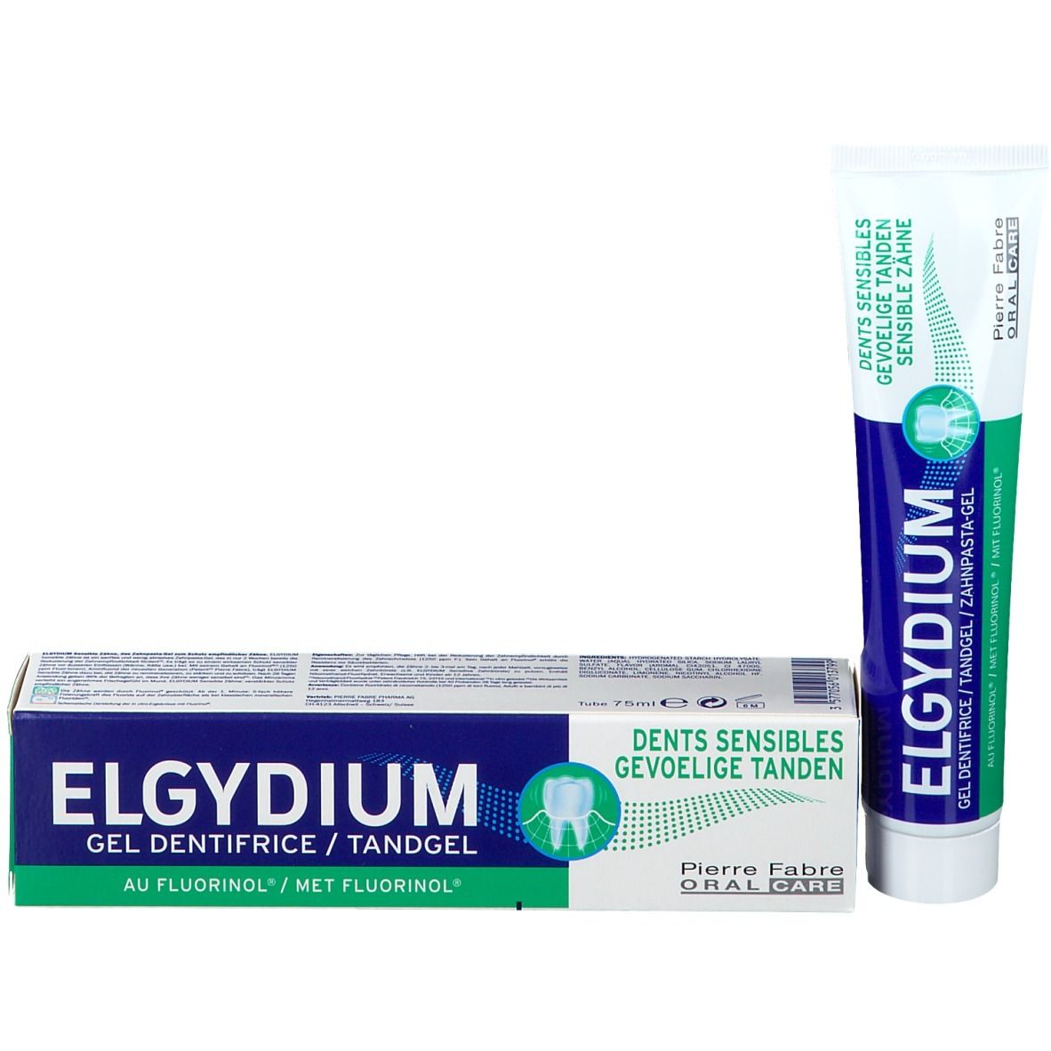 ELEGYDIUM Zahnpasta-Gel mit Fluoride für sensible Zähne