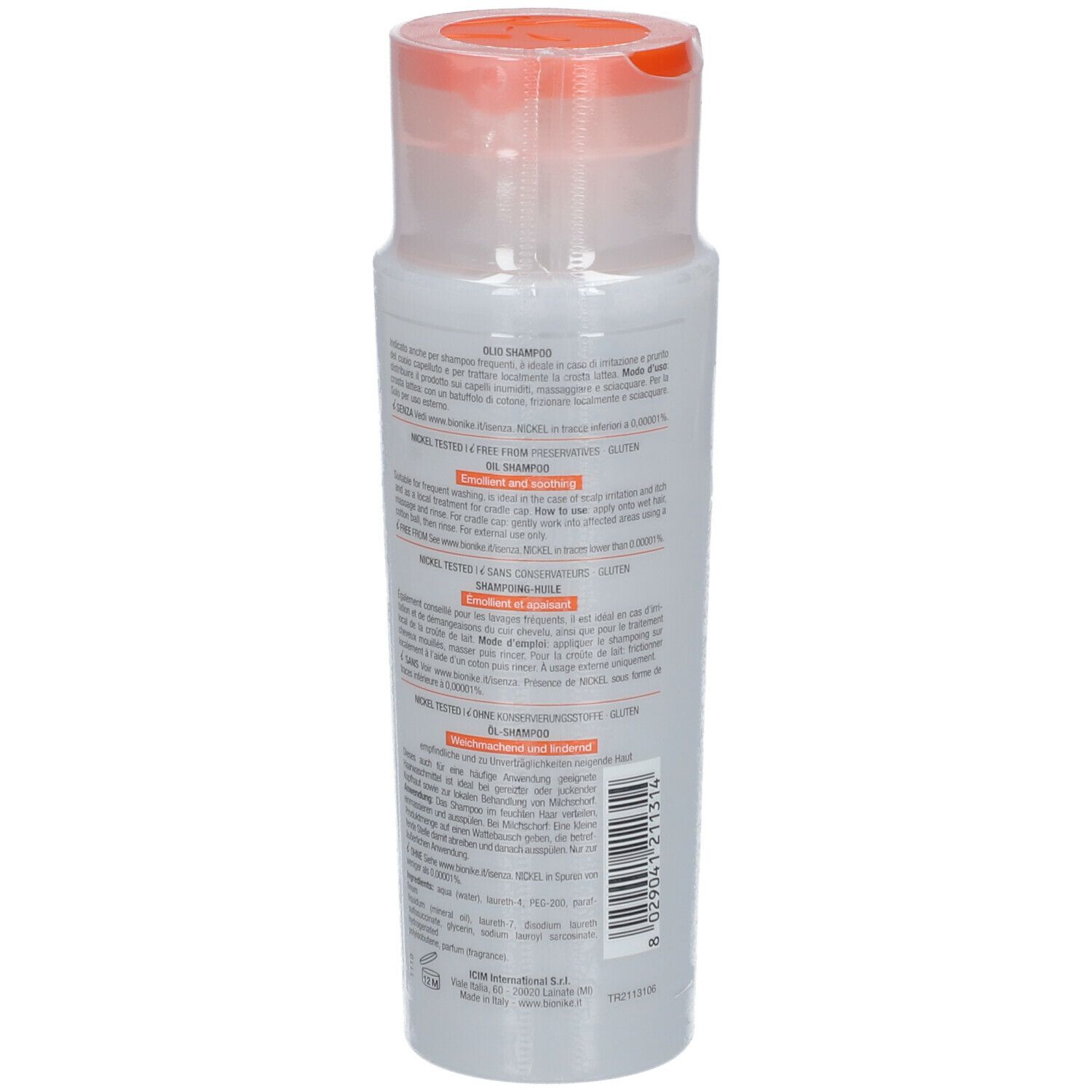 BioNike TRIDERM Shampooing-huile