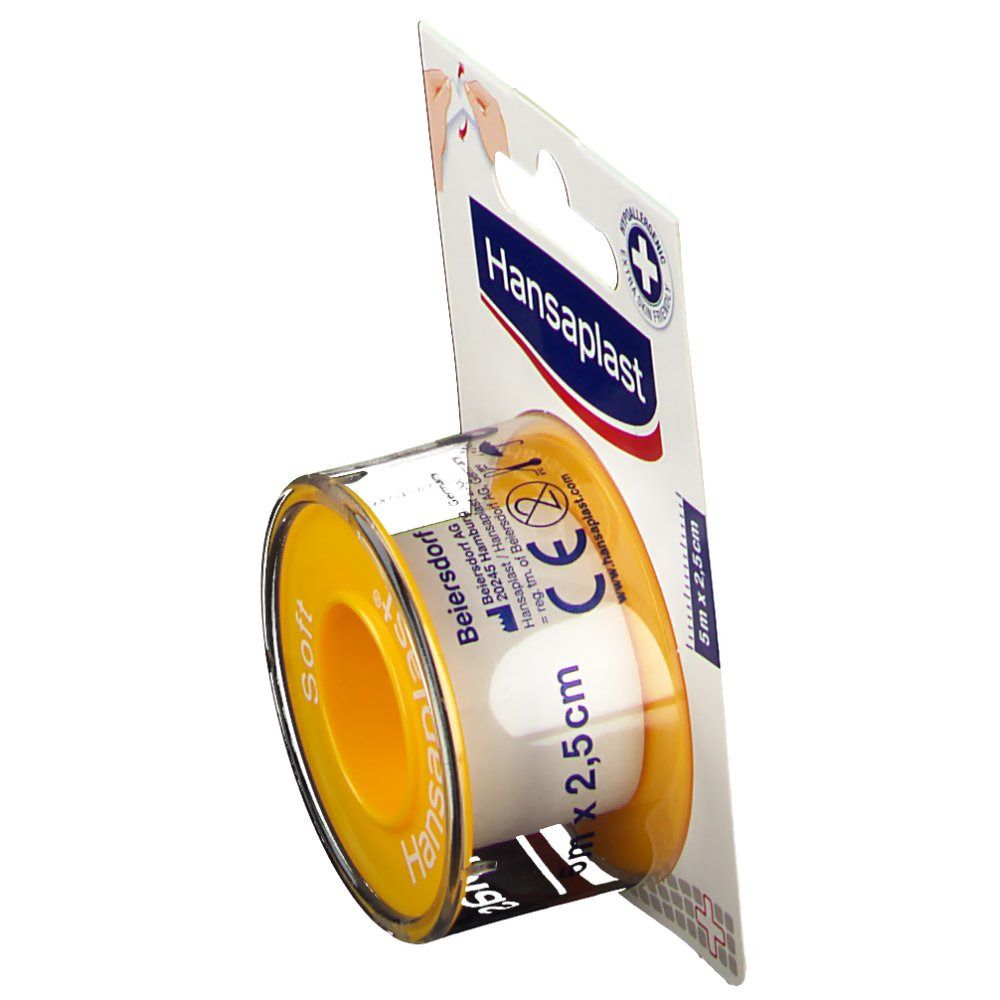 Hansaplast Soft Fixierpflaster 2,5 cm x 5 m