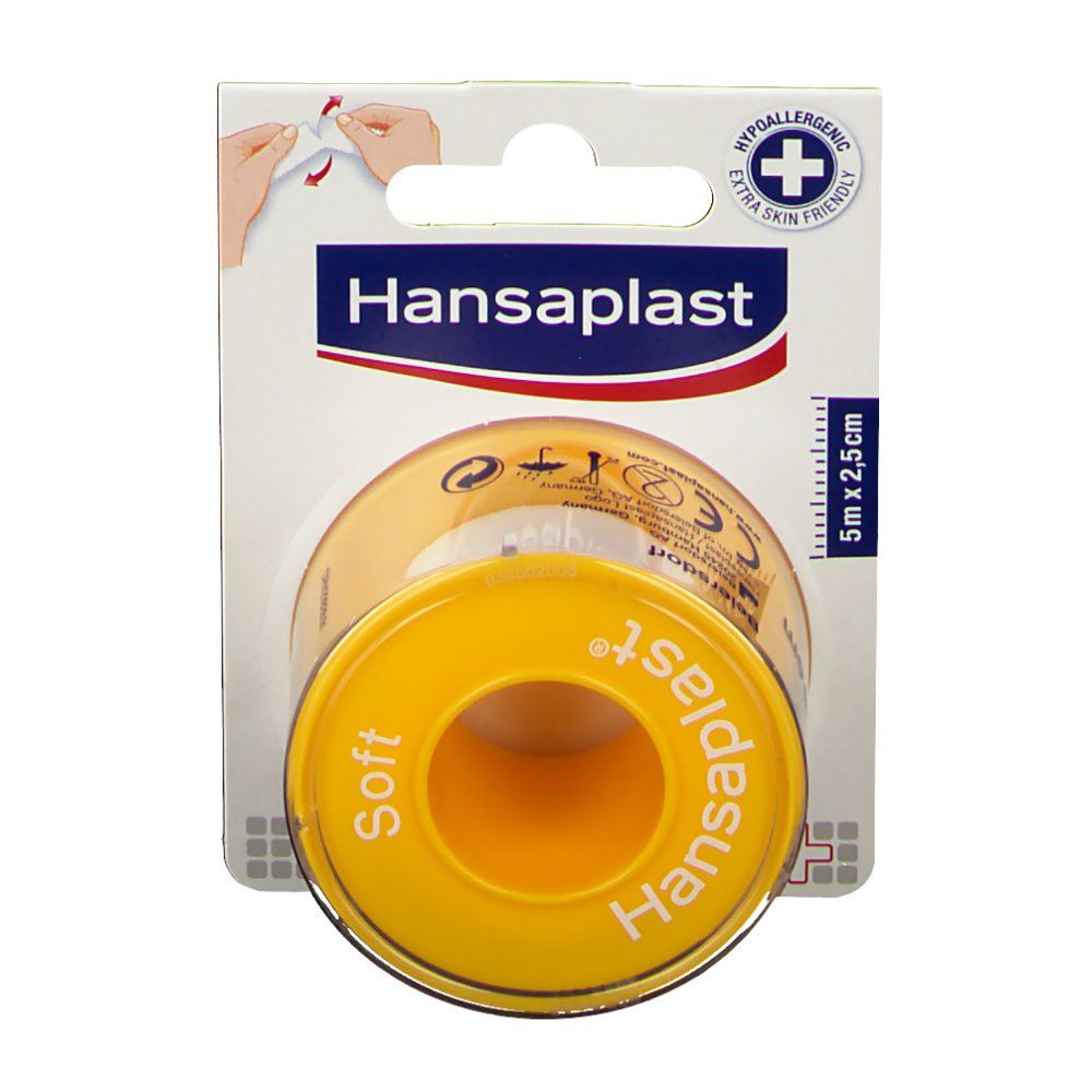 Hansaplast Soft Fixierpflaster 2,5 cm x 5 m