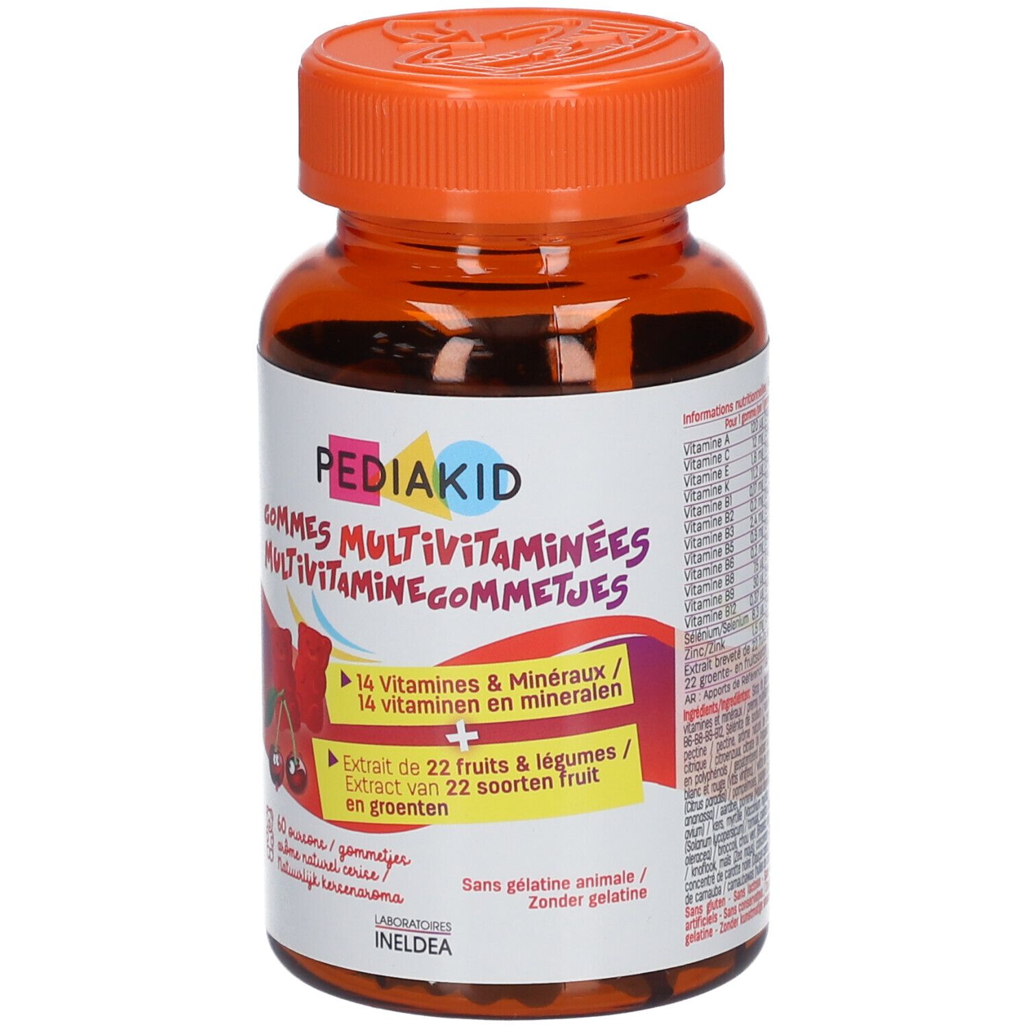 PEDIAKID® Gommes Multivitaminées